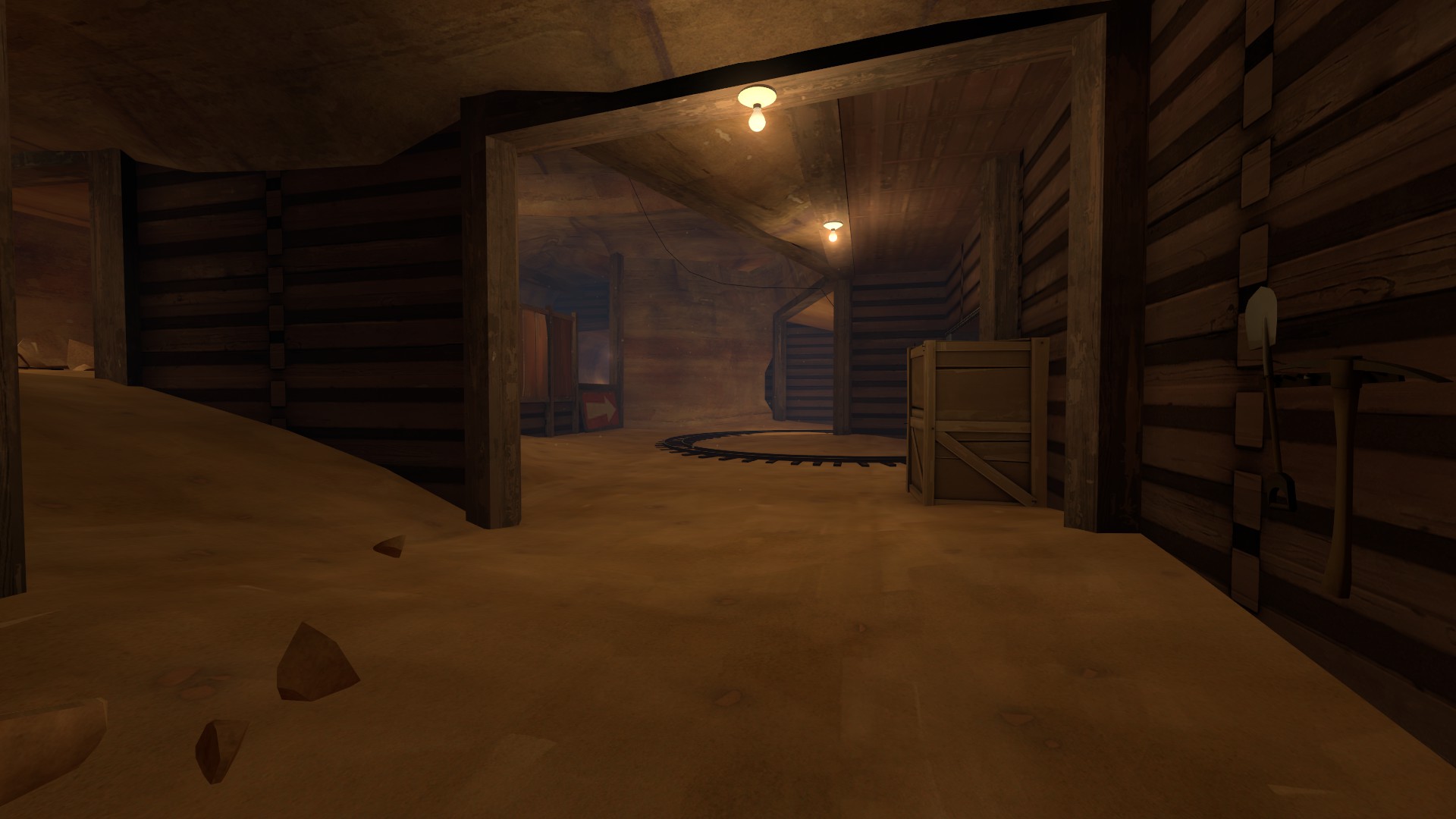 Tunnel leading to the 2nd capture point