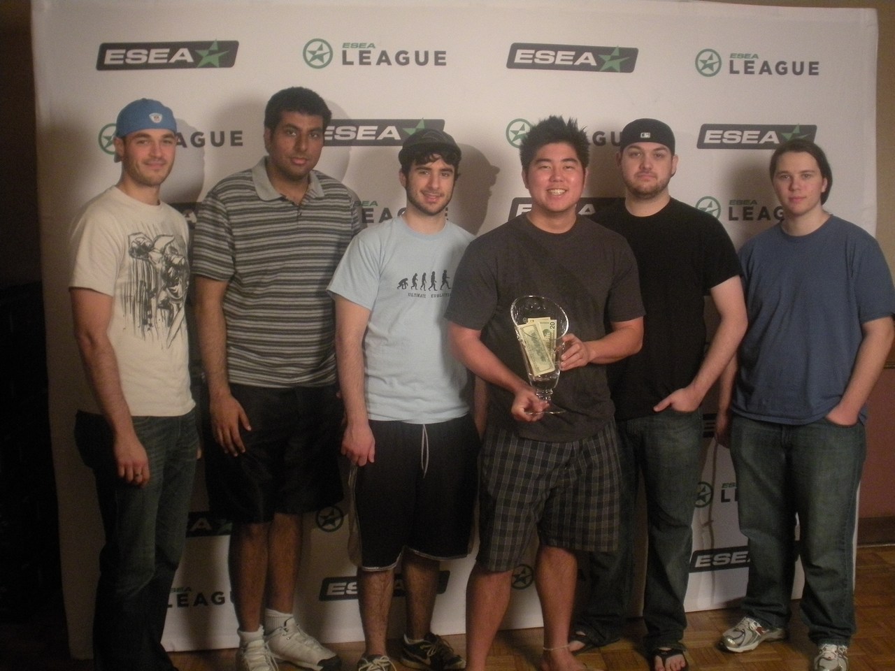 Prophets ft. Dashner on ESEA Season 9 LAN. From left to right: Reptile, cyzer, clockwork, enoryt, mackey, b4nny