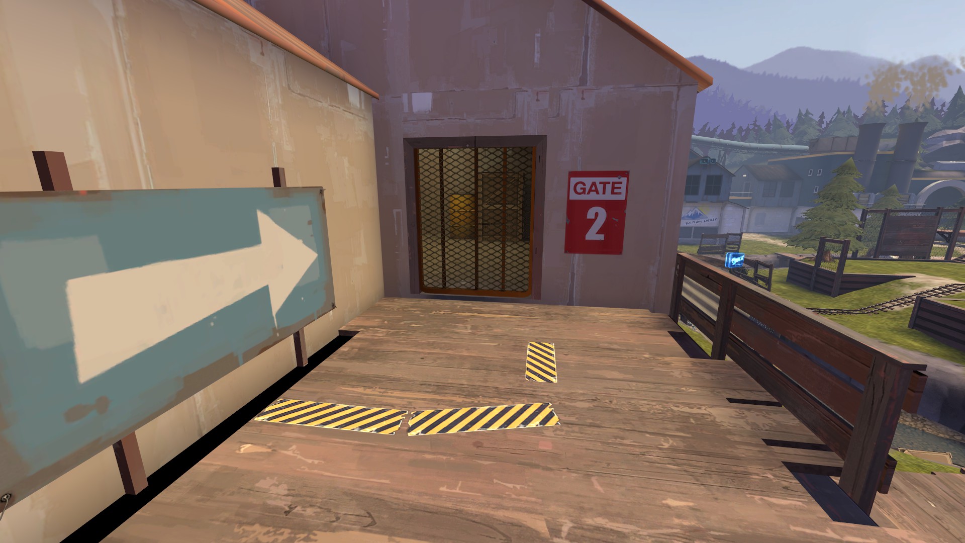 The flank doorway